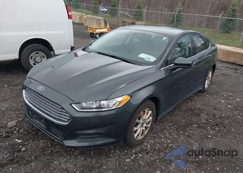 2015 Ford Fusion S из США, поврежденный, VIN 3FA6P0G72FR255496
